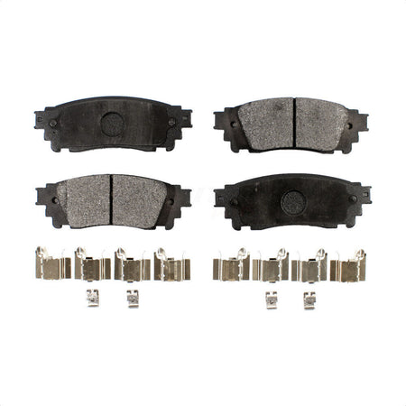 Rear Semi-Metallic Disc Brake Pads PPF-D1805 For Toyota Camry RAV4 Lexus NX200t C-HR NX300 ES350 Avalon NX300h ES300h UX250h UX200 Venza ES250 Corolla Cross by Positive Plus