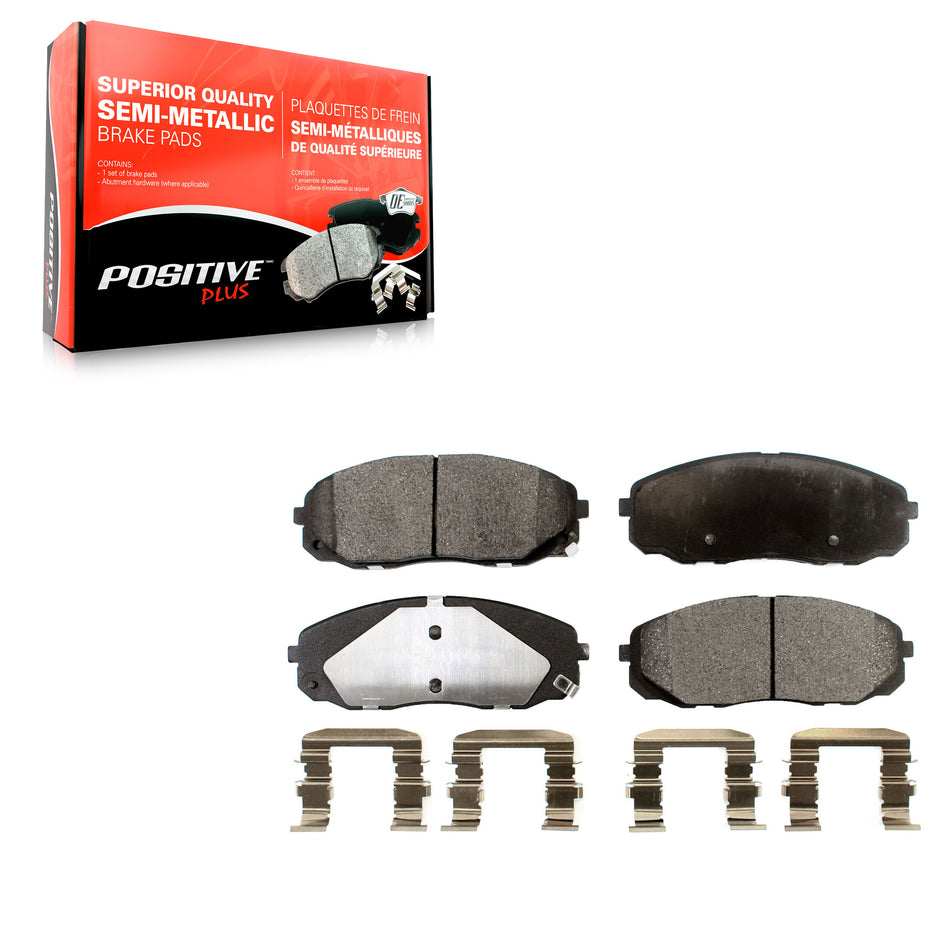 Front Semi-Metallic Disc Brake Pads PPF-D1814 For 2015-2021 Kia Sedona