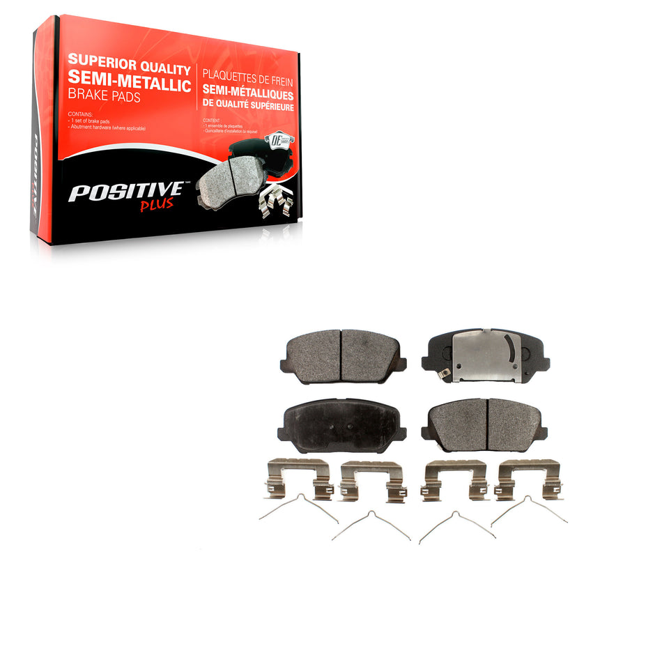 Front Semi-Metallic Disc Brake Pads PPF-D1827 For Kia Forte Forte5 Hyundai Veloster Koup