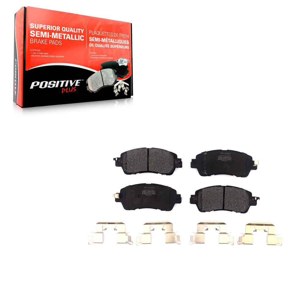Front Semi-Metallic Disc Brake Pads PPF-D1852 For Toyota Yaris iA Scion