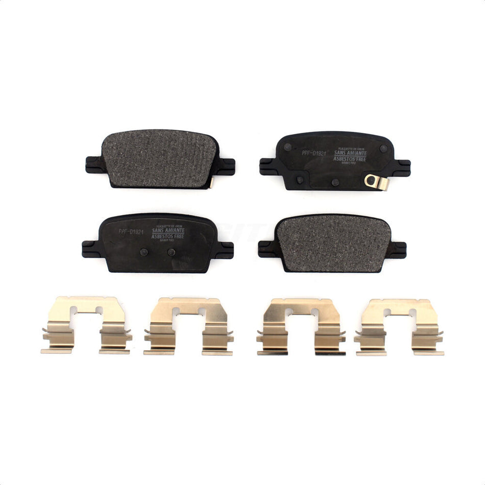 Rear Semi-Metallic Disc Brake Pads PPF-D1921 For 2016-2022 Chevrolet Malibu With Manual Parking by Positive Plus