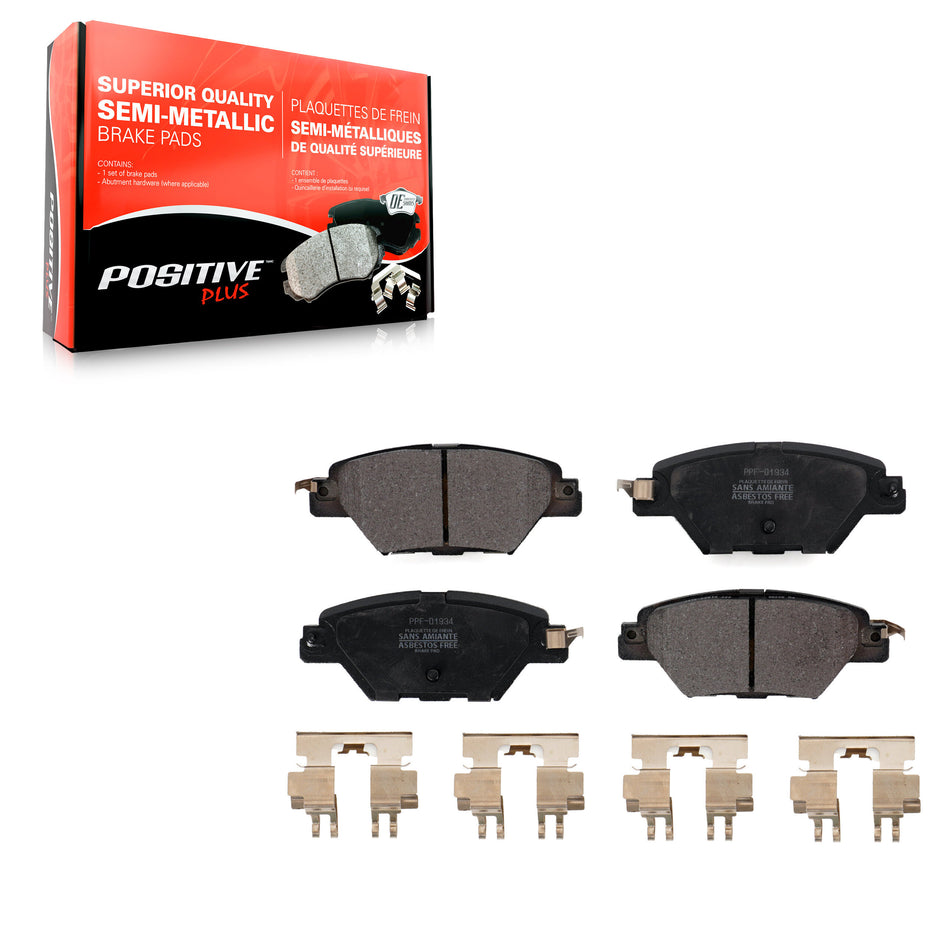 Rear Semi-Metallic Disc Brake Pads PPF-D1934 For 2016-2023 Mazda CX-9