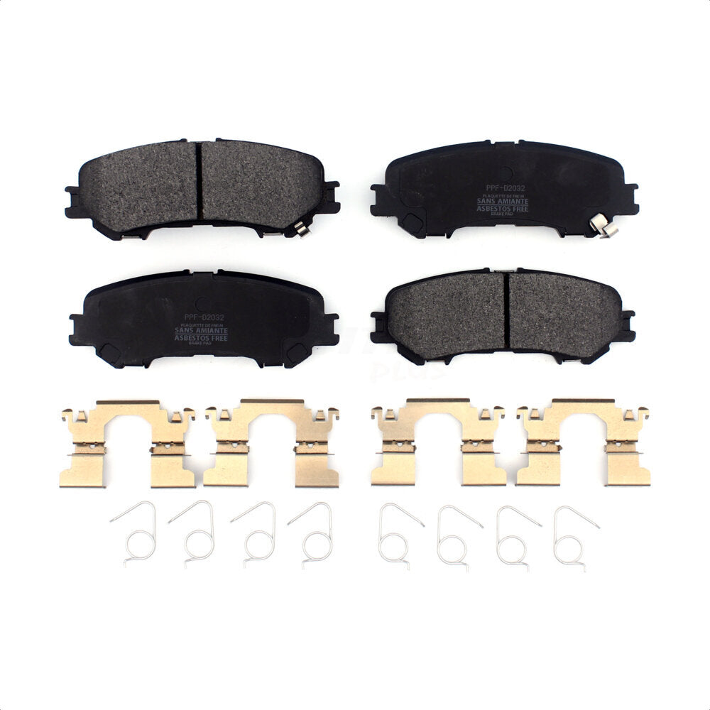 Rear Semi-Metallic Disc Brake Pads PPF-D2032 For 2017-2023 Nissan TITAN by Positive Plus