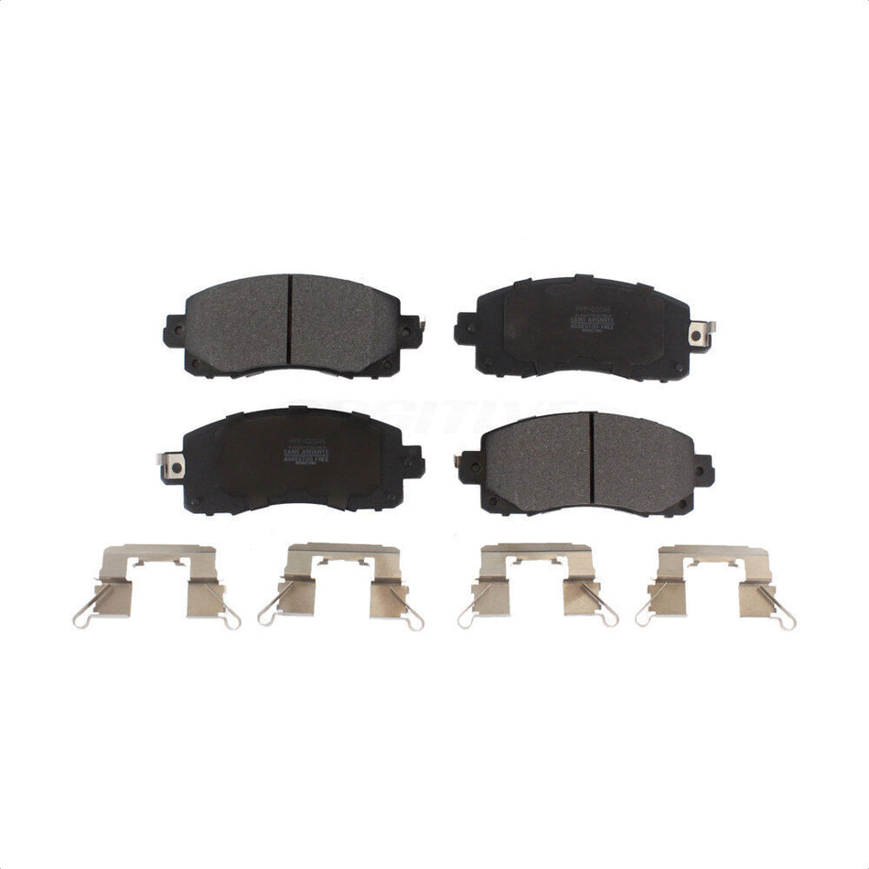 Front Semi-Metallic Disc Brake Pads PPF-D2045 For Subaru Crosstrek Impreza Forester Outback Legacy by Positive Plus