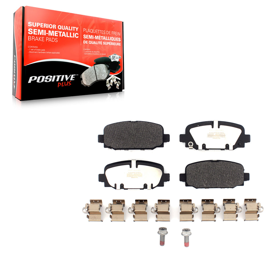 Rear Semi-Metallic Disc Brake Pads PPF-D2081 For Jeep Compass