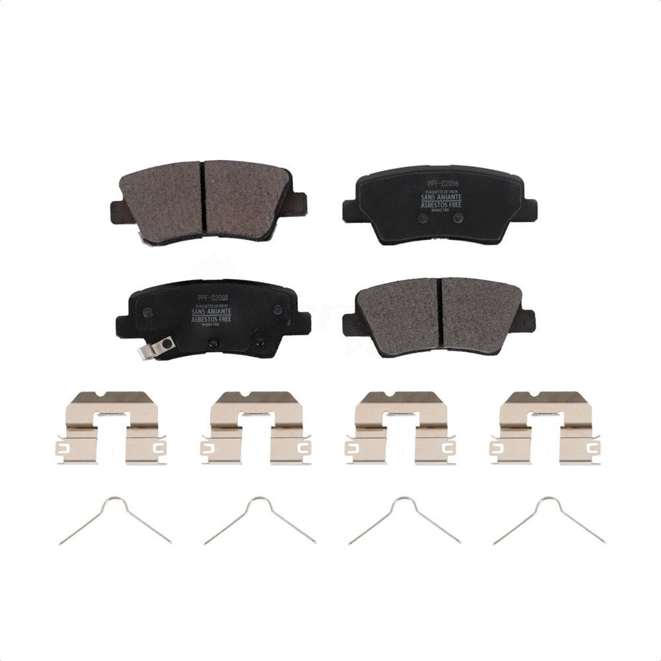 Rear Semi-Metallic Disc Brake Pads PPF-D2098 For Kia Sportage Hyundai Tucson Cadenza Nexo by Positive Plus