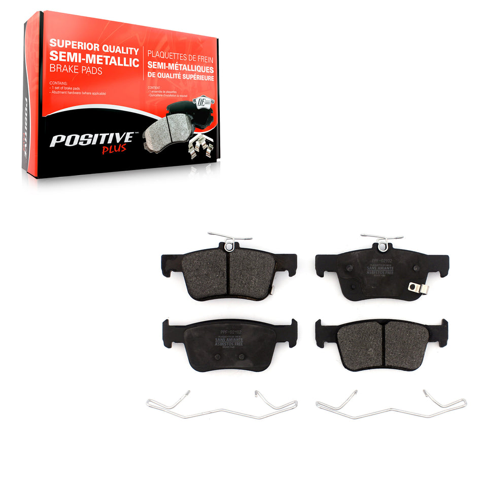 Rear Semi-Metallic Disc Brake Pads PPF-D2102 For Honda Civic Accord Acura RDX TLX Insight Integra