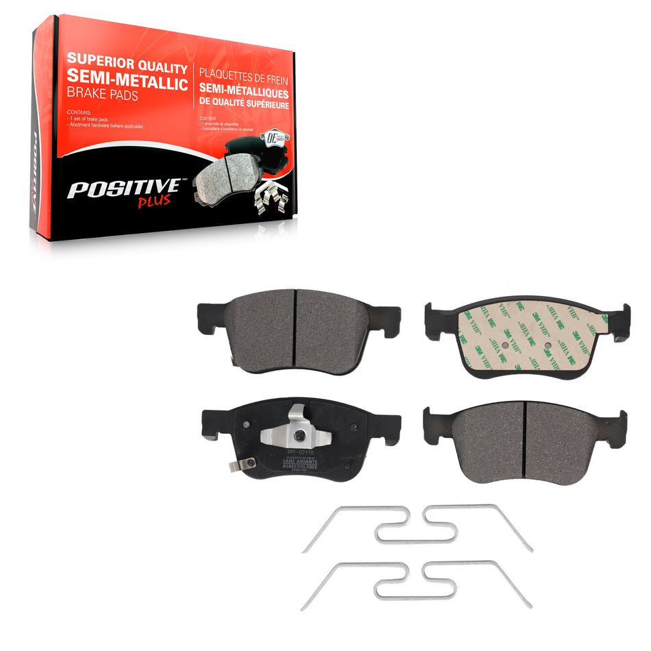 Front Semi-Metallic Disc Brake Pads PPF-D2115 For Honda Civic Accord Acura Integra