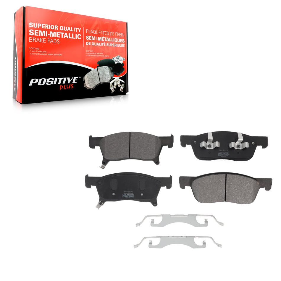 Front Semi-Metallic Disc Brake Pads PPF-D2170 For 2019-2024 Subaru Ascent