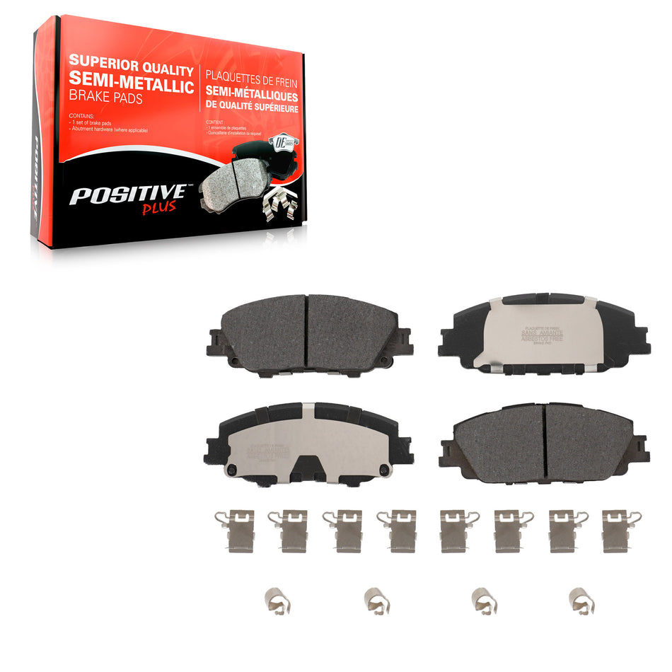 Front Semi-Metallic Disc Brake Pads PPF-D2176 For Toyota Corolla Prius Prime