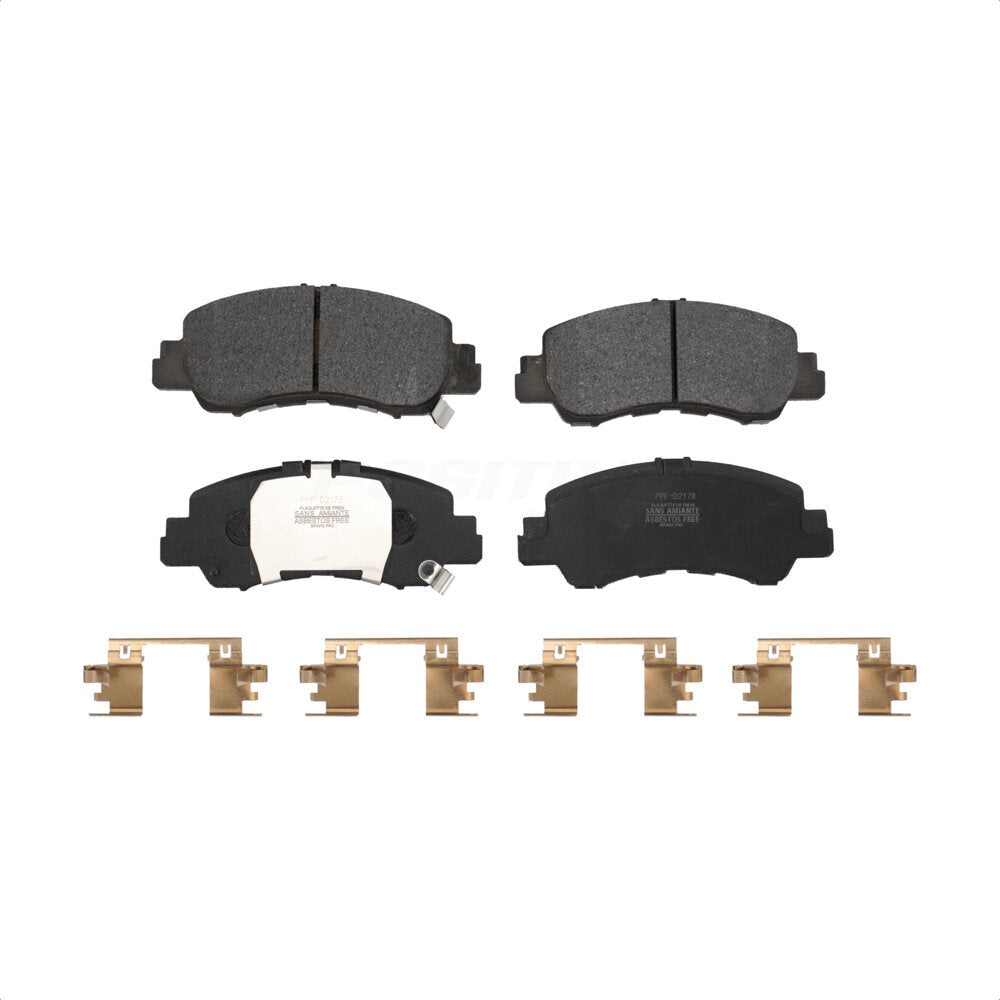 Front Semi-Metallic Disc Brake Pads PPF-D2178 For Mitsubishi Eclipse Cross by Positive Plus