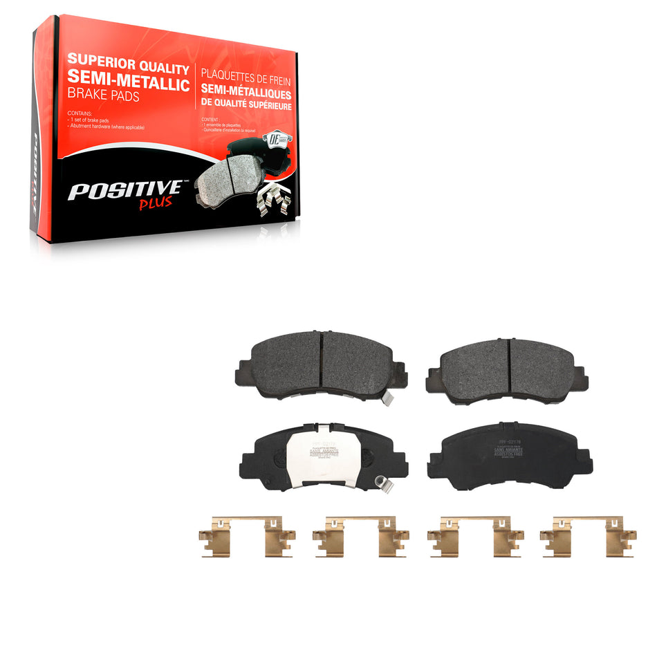Front Semi-Metallic Disc Brake Pads PPF-D2178 For Mitsubishi Eclipse Cross