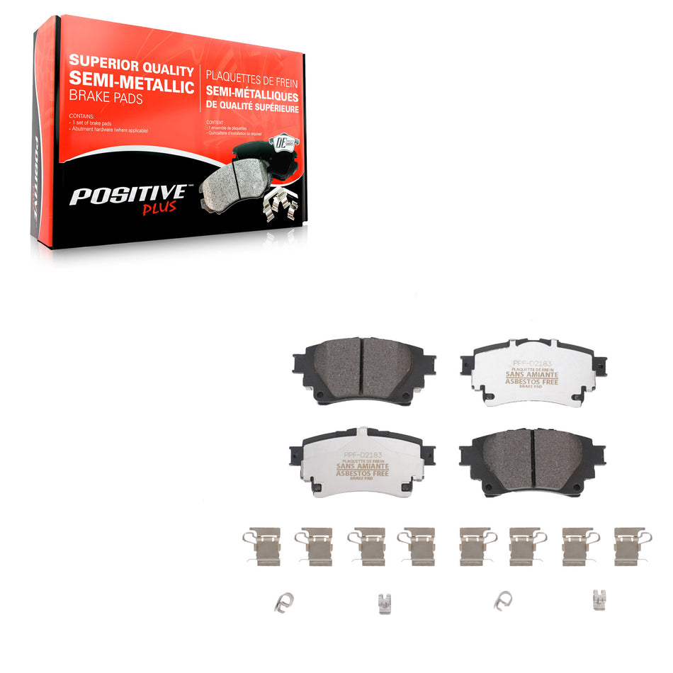 Rear Semi-Metallic Disc Brake Pads PPF-D2183 For Toyota Corolla
