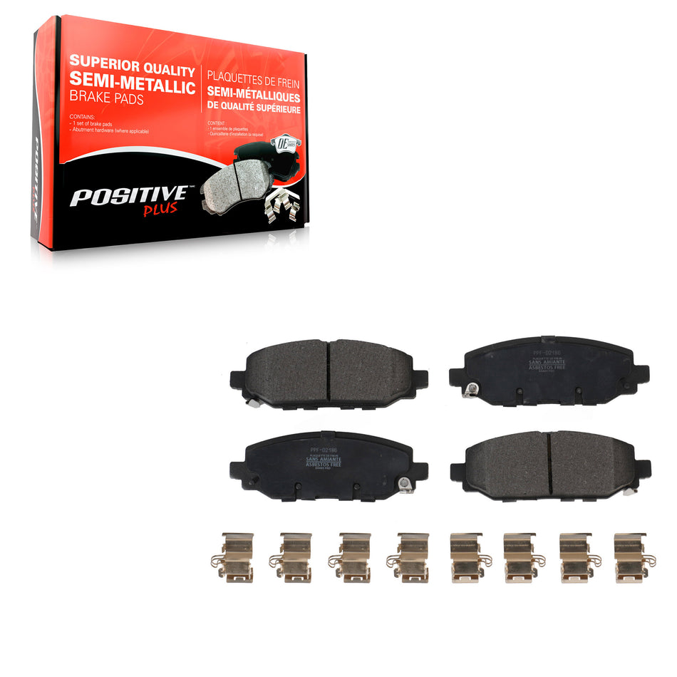 Semi-Metallic Disc Brake Pads PPF-D2186 For Jeep Wrangler