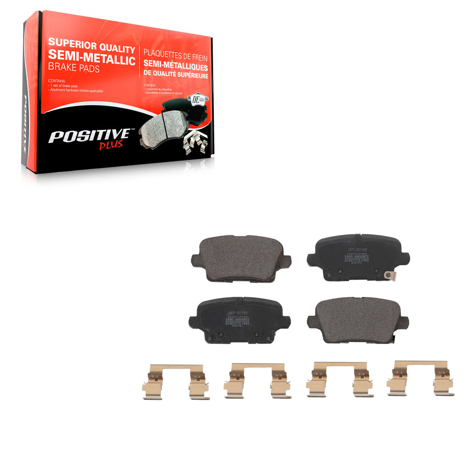 Rear Semi-Metallic Disc Brake Pads PPF-D2189 For Cadillac XT4 Buick Envision Regal Sportback