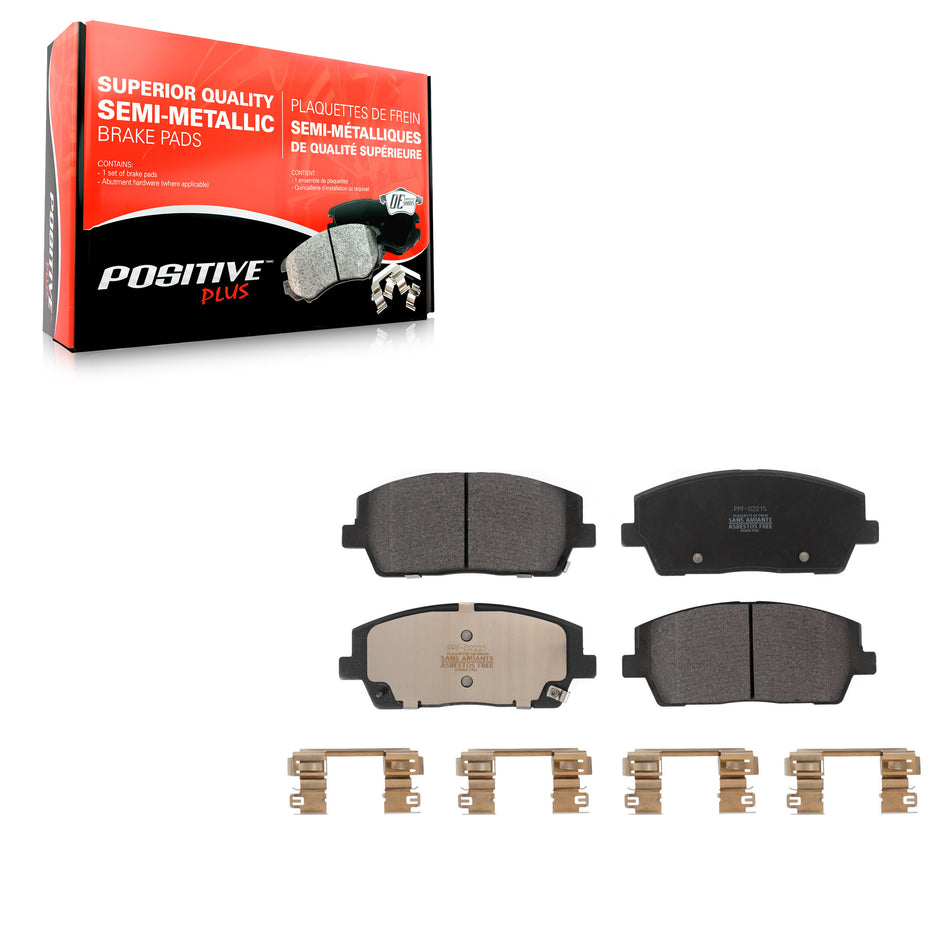 Front Semi-Metallic Disc Brake Pads PPF-D2215 For Hyundai Palisade Kia Telluride