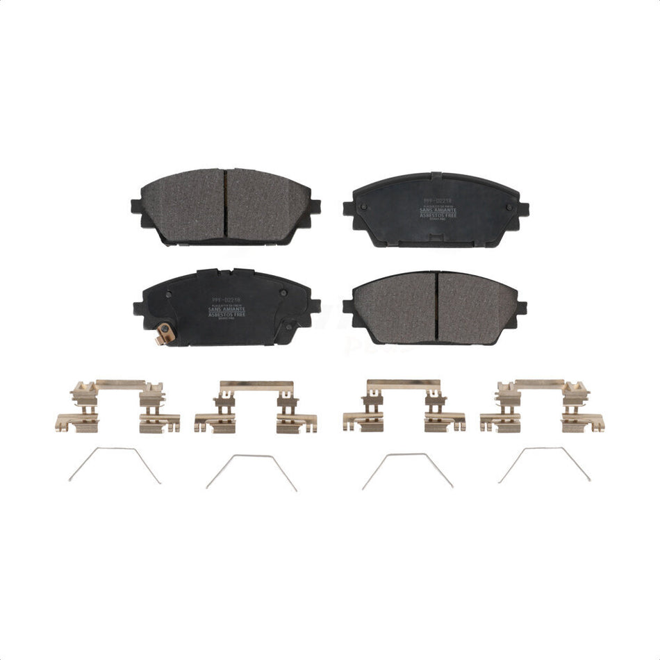 Front Semi-Metallic Disc Brake Pads PPF-D2218 For Mazda 3 Sport by Positive Plus