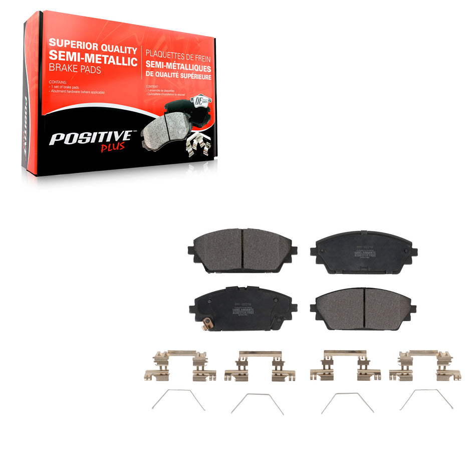 Front Semi-Metallic Disc Brake Pads PPF-D2218 For Mazda 3 Sport