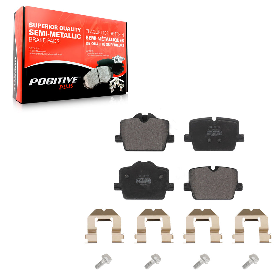 Rear Semi-Metallic Disc Brake Pads PPF-D2221 For BMW 330i xDrive i4 330e Toyota GR Supra 430i Z4