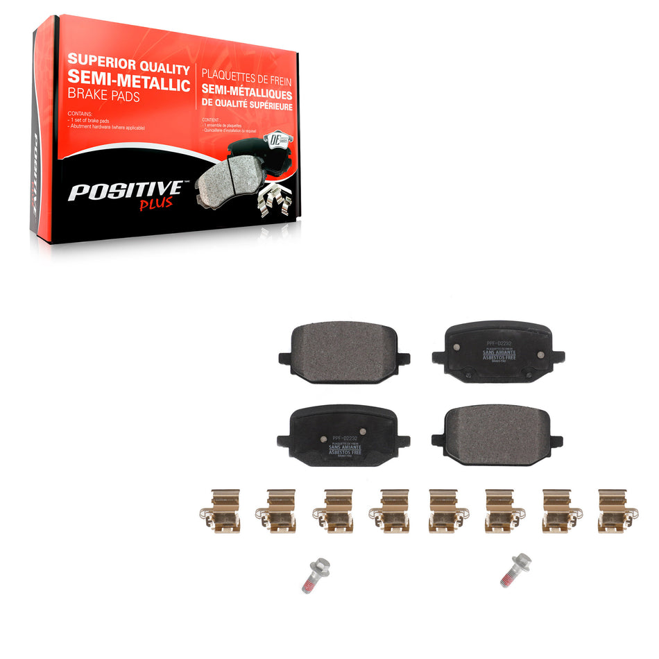 Rear Semi-Metallic Disc Brake Pads PPF-D2232 For Ford Explorer