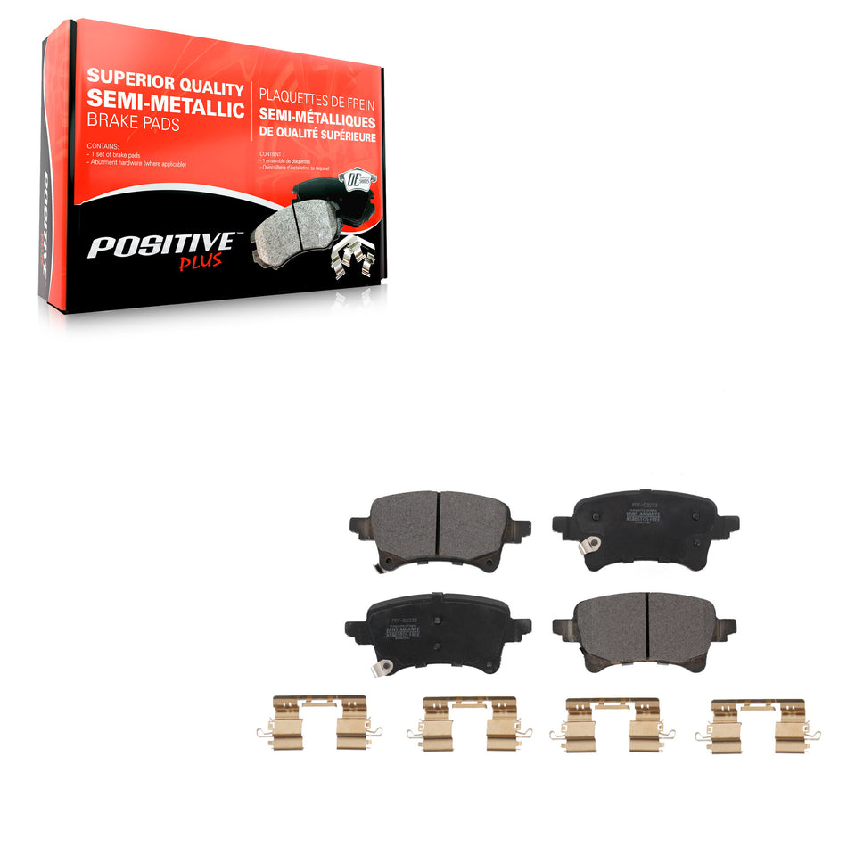 Rear Semi-Metallic Disc Brake Pads PPF-D2233 For Jeep Wrangler Gladiator