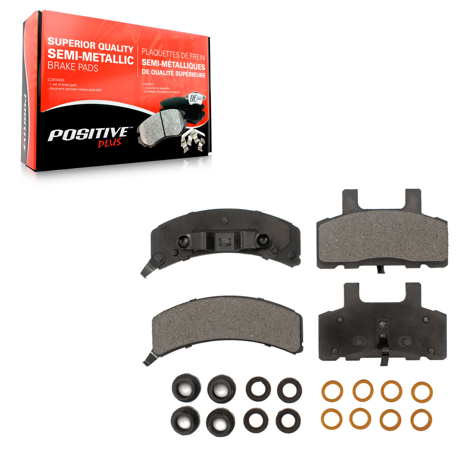 Front Semi-Metallic Disc Brake Pads PPF-D369 For Chevrolet GMC K1500 C1500 K2500 Dodge Ram 1500 2500