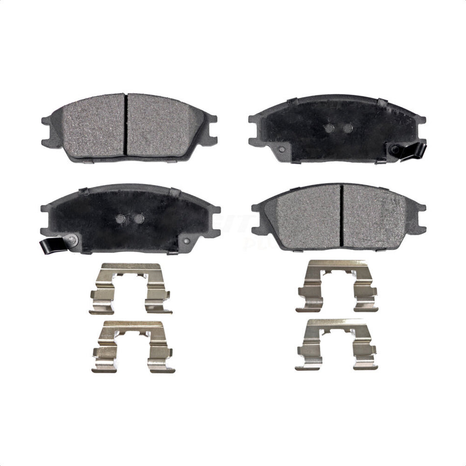 Front Semi-Metallic Disc Brake Pads PPF-D440 For Hyundai Accent Excel Scoupe Mitsubishi Precis Stellar by Positive Plus