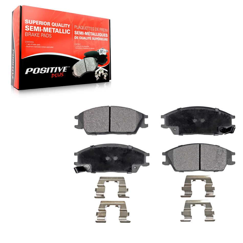 Front Semi-Metallic Disc Brake Pads PPF-D440 For Hyundai Accent Excel Scoupe Stellar Mitsubishi