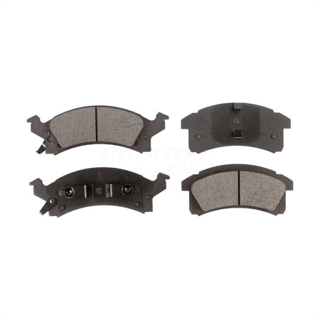 Front Semi-Metallic Disc Brake Pads PPF-D506 For Chevrolet Cavalier Pontiac Sunfire Grand Am Buick Skylark Corsica Oldsmobile Achieva Beretta Sunbird Cutlass Calais by Positive Plus