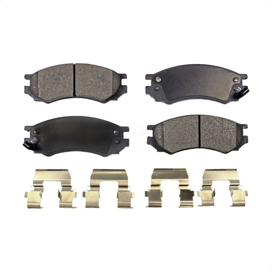 Front Semi-Metallic Disc Brake Pads PPF-D507 For Saturn SL2 SL1 SC2 SL SC1 SW2 SW1 SC by Positive Plus