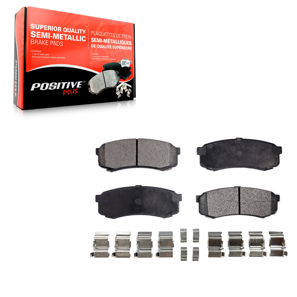 Rear Semi-Metallic Disc Brake Pads PPF-D606 For Toyota 4Runner FJ Cruiser Lexus GX460 Sequoia GX470