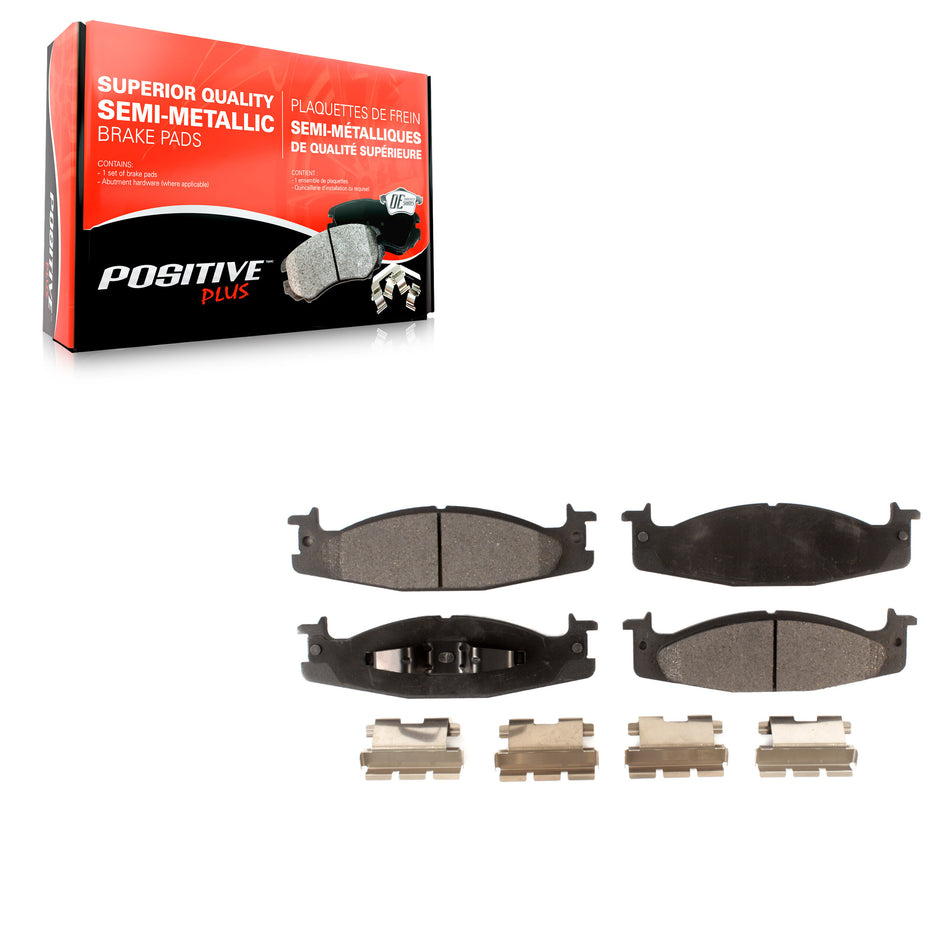 Front Semi-Metallic Disc Brake Pads PPF-D632 For Ford F-150 E-150 Econoline Bronco Club Wagon