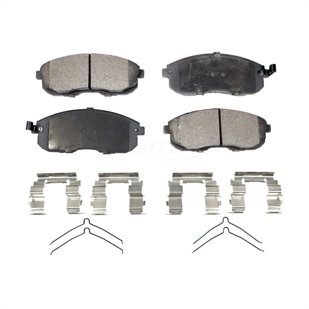 Front Semi-Metallic Disc Brake Pads PPF-D653 For Nissan Sentra Altima Maxima INFINITI I30 G20 Altra EV by Positive Plus