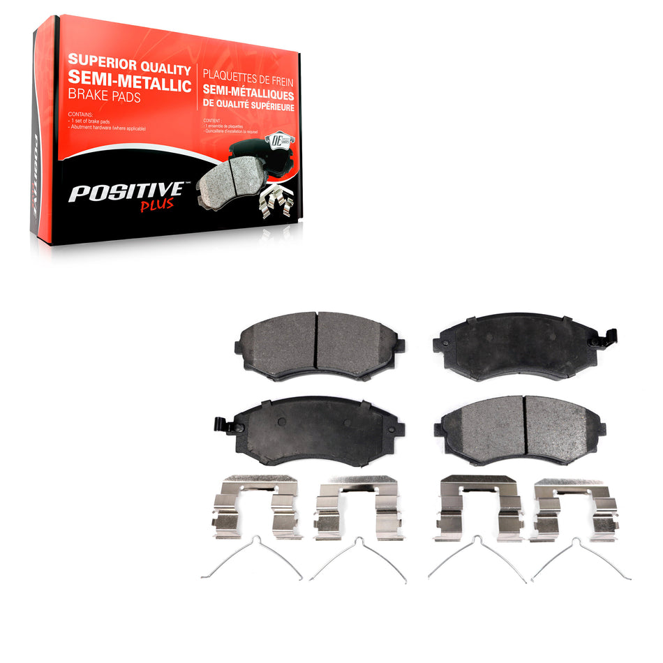 Front Semi-Metallic Disc Brake Pads PPF-D700 For Hyundai Elantra Sonata Tiburon Kia Optima INFINITI