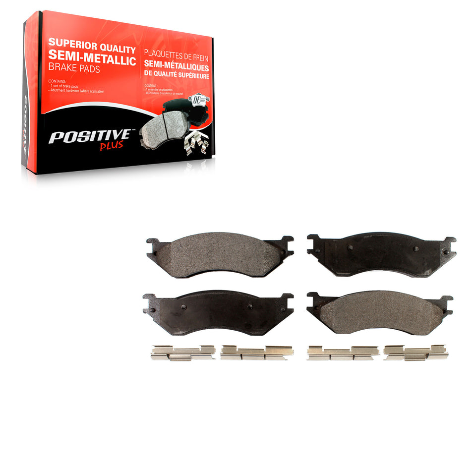 Rear Semi-Metallic Disc Brake Pads PPF-D702A For Dodge Ram 1500 2500 3500