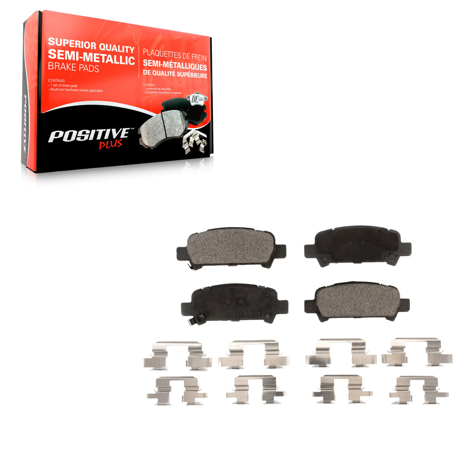 Rear Semi-Metallic Disc Brake Pads PPF-D770 For Subaru Legacy Forester Impreza Outback Baja