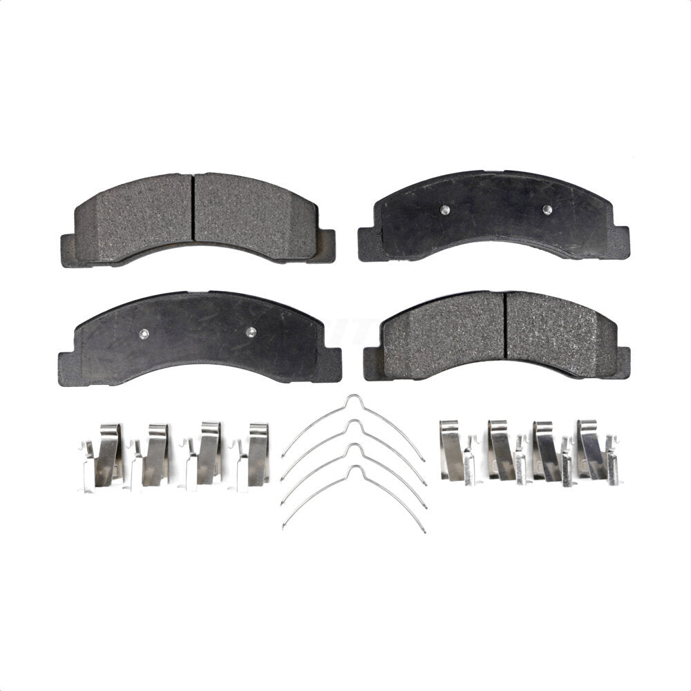 Front Semi-Metallic Disc Brake Pads PPF-D824 For Ford F-250 Super Duty F-350 Excursion by Positive Plus