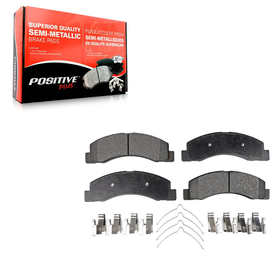 Front Semi-Metallic Disc Brake Pads PPF-D824 For Ford F-350 Super Duty F-250 Excursion