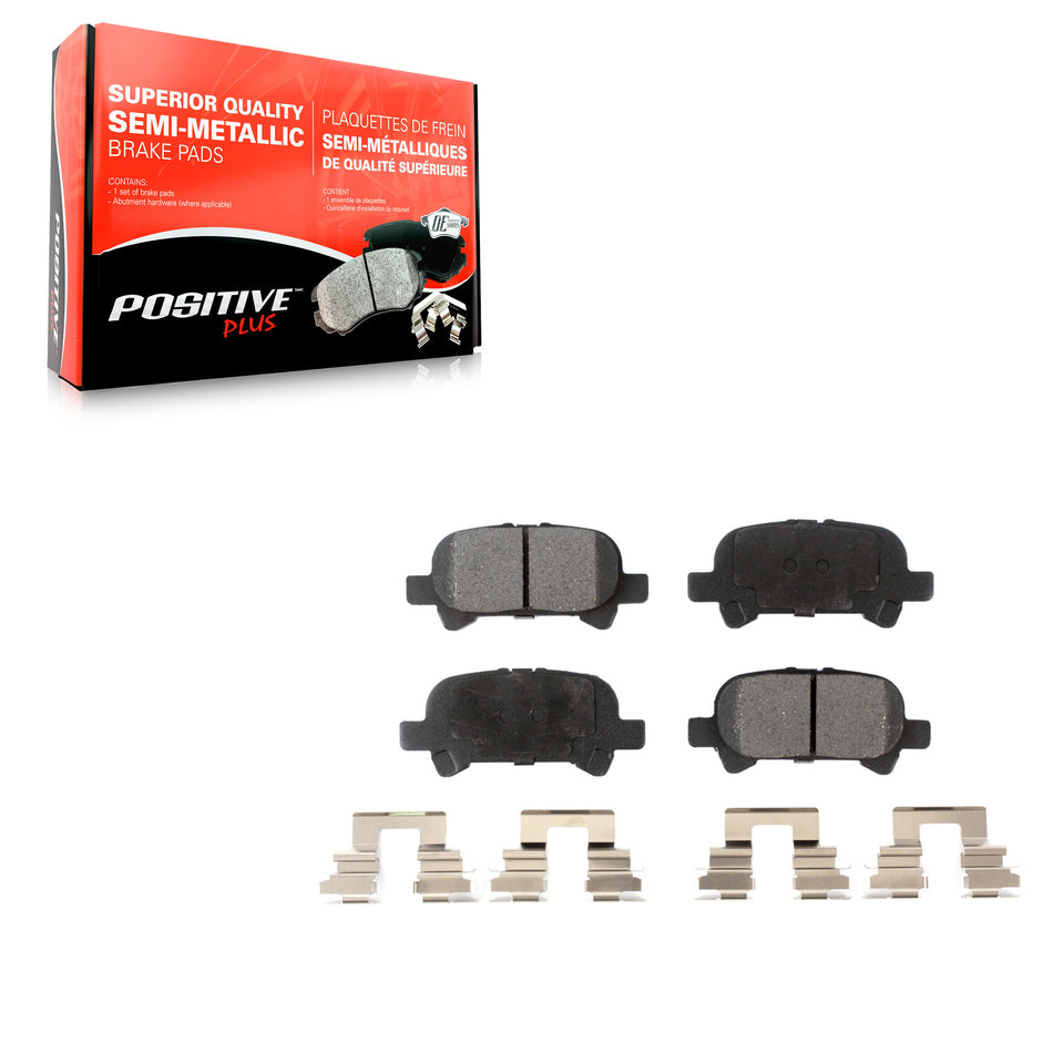 Rear Semi-Metallic Disc Brake Pads PPF-D828 For Toyota Camry Solara Avalon