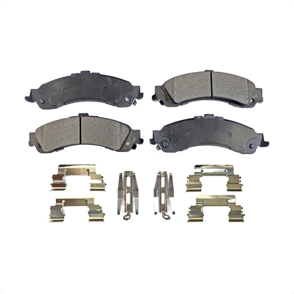 Rear Semi-Metallic Disc Brake Pads PPF-D834 For Chevrolet Silverado 1500 GMC Tahoe Sierra Suburban Yukon Avalanche XL Cadillac Escalade ESV EXT by Positive Plus