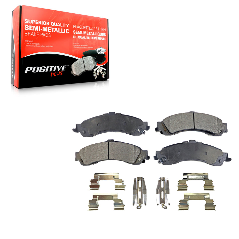 Rear Semi-Metallic Disc Brake Pads PPF-D834 For Chevrolet GMC Silverado 1500 Sierra Avalanche Yukon