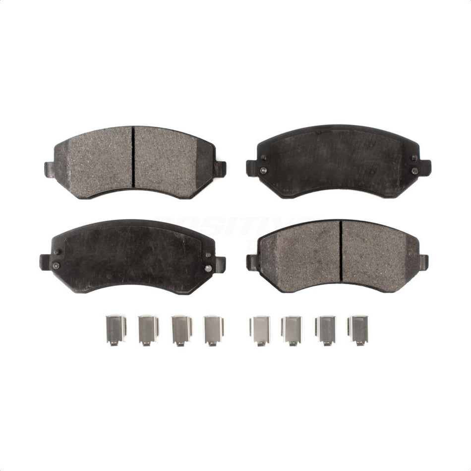 Front Semi-Metallic Disc Brake Pads PPF-D856 For Dodge Jeep Liberty Grand Caravan Chrysler Town & Country Voyager by Positive Plus