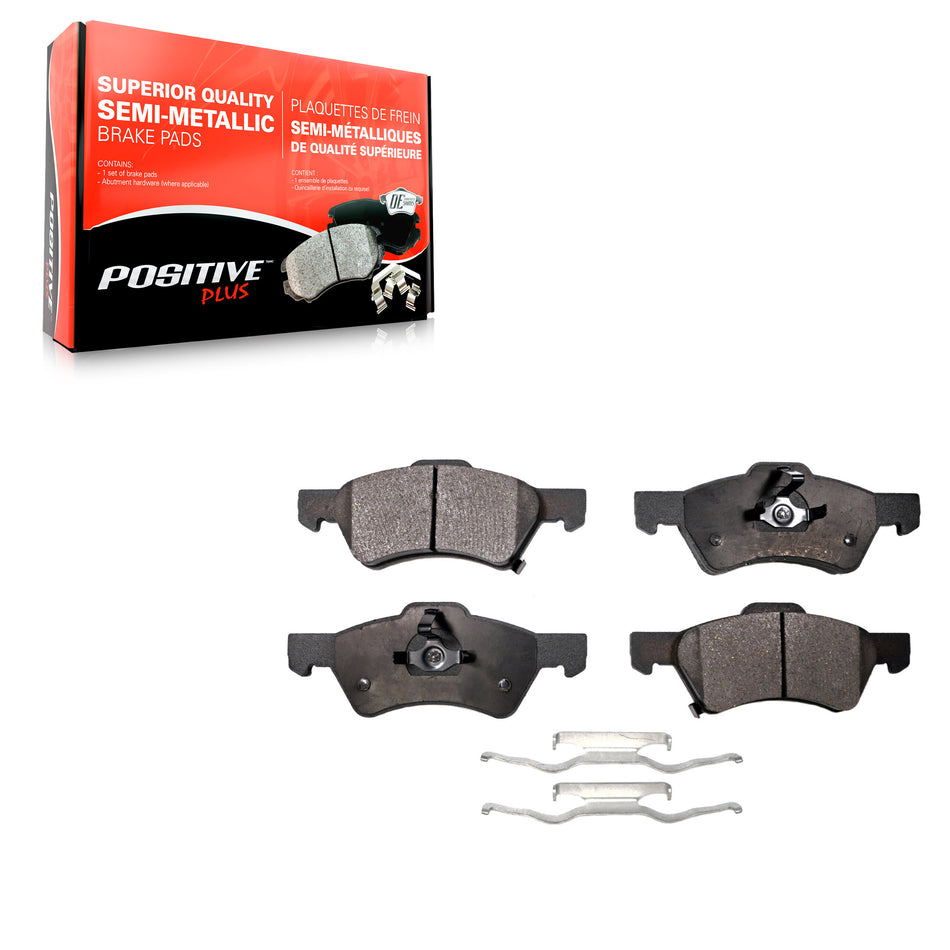 Front Semi-Metallic Disc Brake Pads PPF-D857 For Dodge Grand Caravan Chrysler Town & Country Voyager