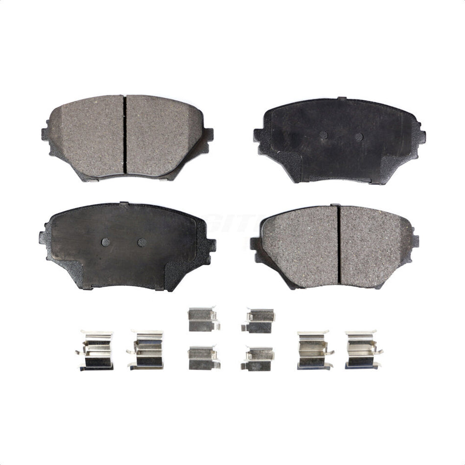 Front Semi-Metallic Disc Brake Pads PPF-D862 For 2001-2005 Toyota RAV4 by Positive Plus