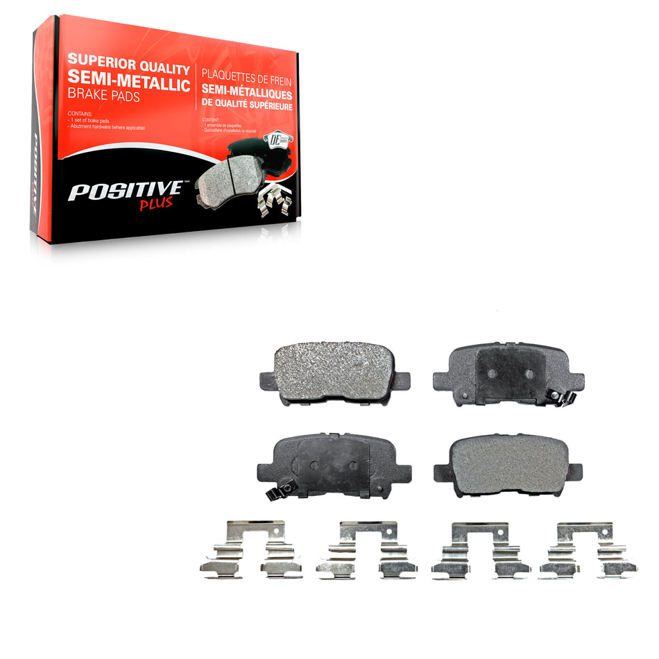 Rear Semi-Metallic Disc Brake Pads PPF-D865 For Honda Pilot Acura MDX Odyssey