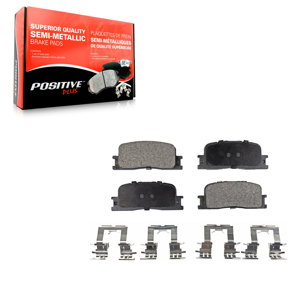 Rear Semi-Metallic Disc Brake Pads PPF-D885 For Toyota Camry Highlander Lexus ES330 ES300