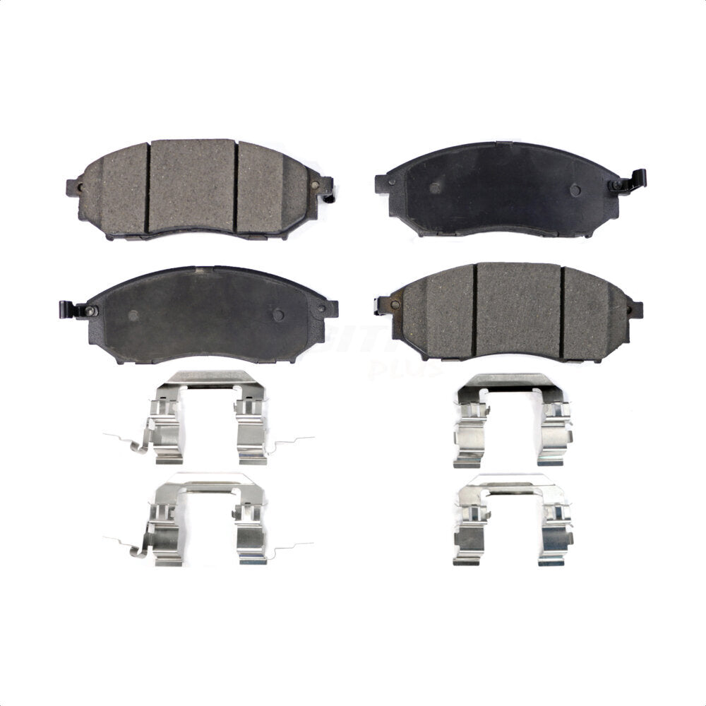 Front Semi-Metallic Disc Brake Pads PPF-D888 For INFINITI Nissan G37 Murano G35 Pathfinder FX35 M35 370Z 350Z EX35 M37 QX70 G25 M45 Q70 Q70L Q40 Q45 FX37 QX50 FX45 M56 EX37 M35h Renault Koleos by Positive Plus