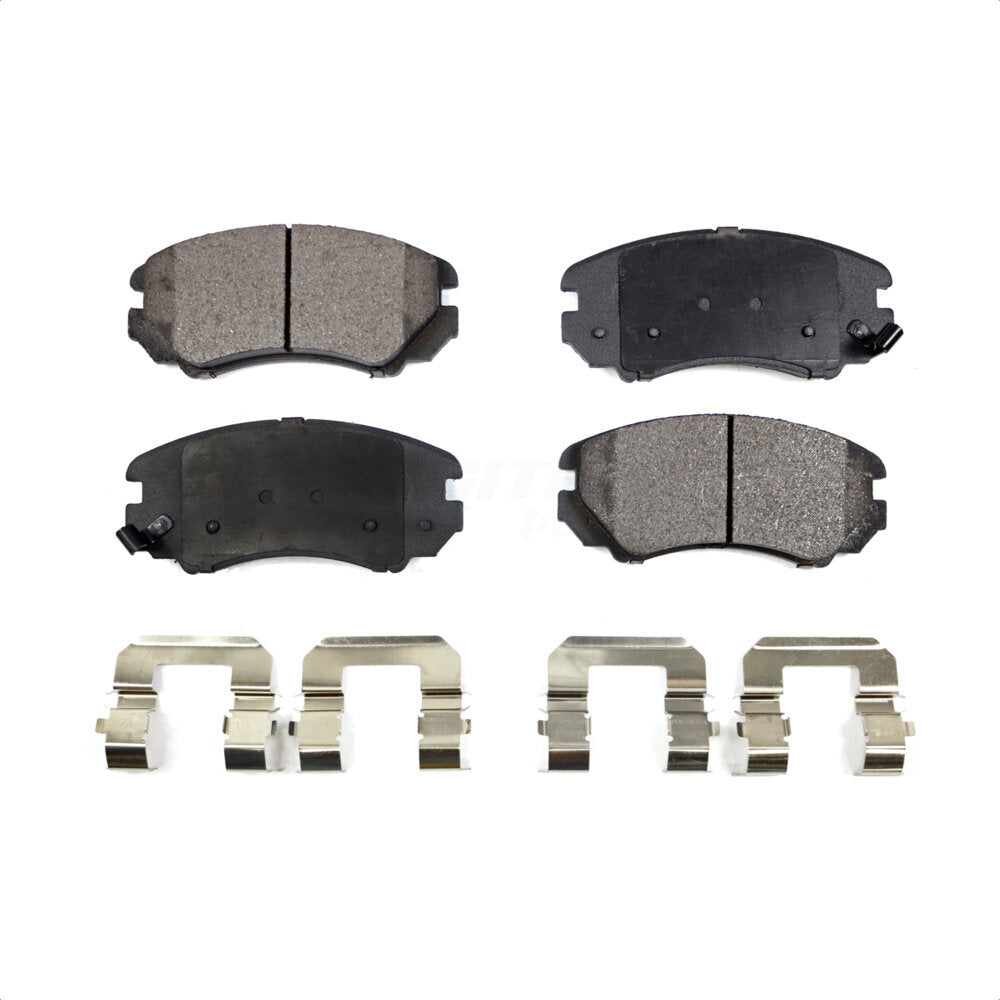 Front Semi-Metallic Disc Brake Pads PPF-D924 For Hyundai Kia Sonata Soul Elantra Optima Sportage Tucson Tiburon Azera Amanti Magentis by Positive Plus