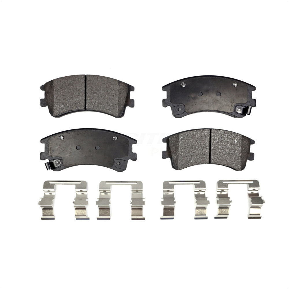 Front Semi-Metallic Disc Brake Pads PPF-D957 For 2003-2005 Mazda 6 by Positive Plus