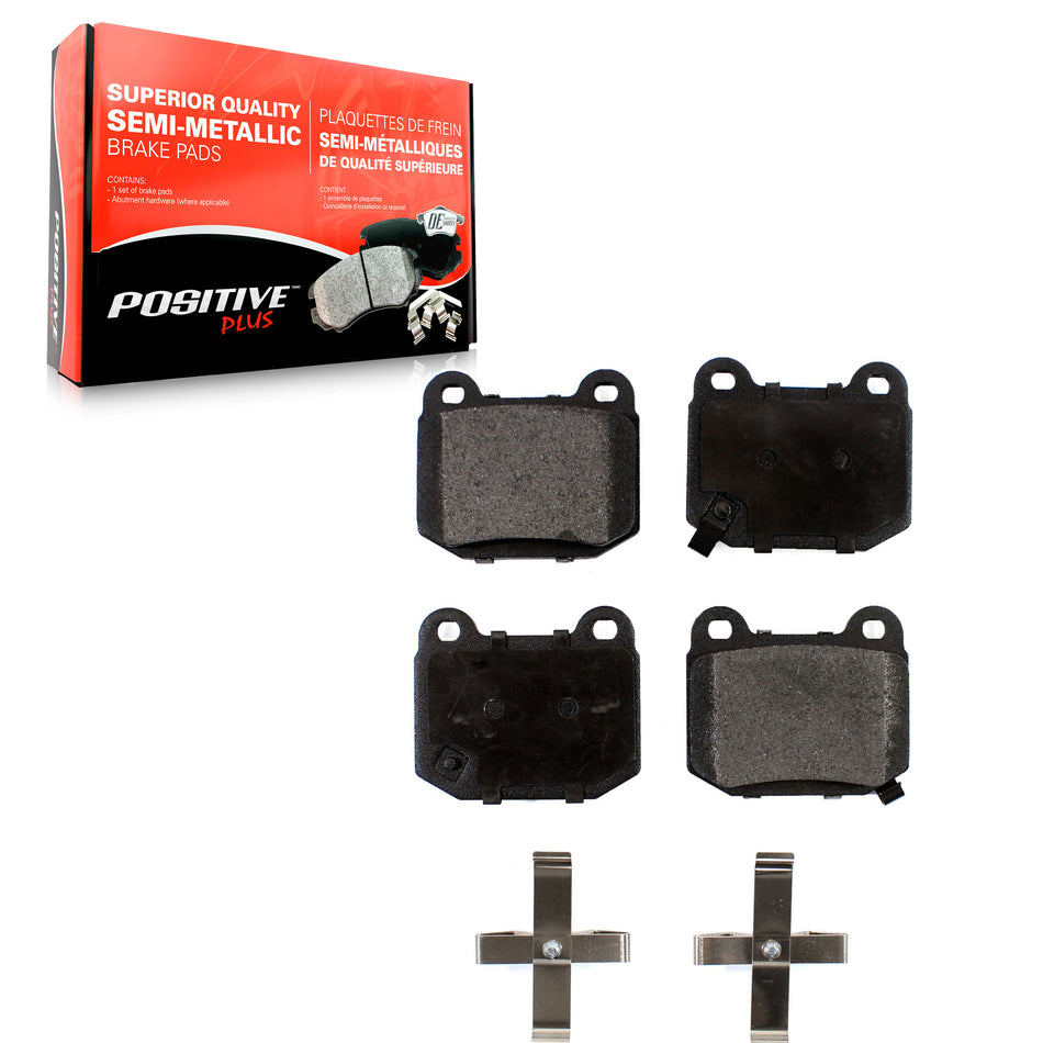 Rear Semi-Metallic Disc Brake Pads PPF-D961 For Subaru Impreza Nissan 350Z INFINITI G35 Mitsubishi